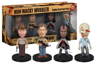 

Walking Dead 3" Minibobble Head Collection Miniwacky Wobbler Series(Multicolor)