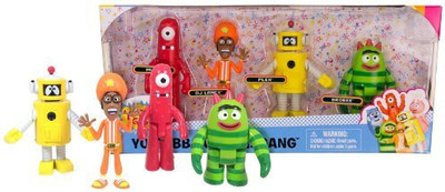 

Yo Gabba Gabba Gang 4 Piece Collectors Set 2014 Munodj Danceplexbrobee(Multicolor)