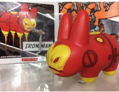 

Kidrobot Marvel Labbit Mini Series 2 Iron Man 25" Vinyl New(Multicolor)