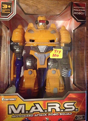 

Cybortronix Mars Motorized Attack Robo Squad Yellow Robot(Multicolor)