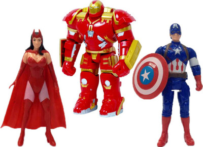 

Emob Super Power 3 in 1 Action Hero Super Heros Series(Multicolor)
