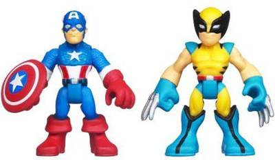 

Super Hero Adventure Marvelcaptain America & Wolverine(Multicolor)