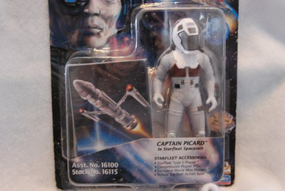 

Star Trek First Contact Captain Picard In Starfleet Space 6 Inch(White)