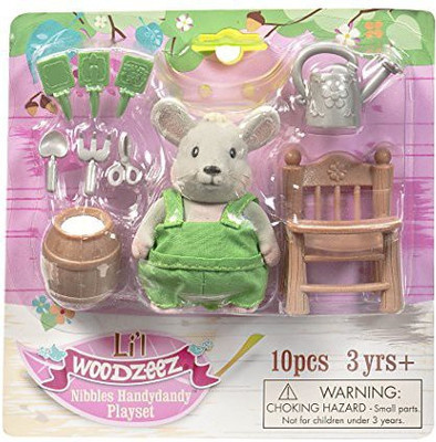

Li'l Woodzeez Li'l Woodzeez Nibbles Handydandy Playset(Multicolor)