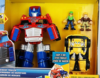 

Playskool Deluxe Set Transformers Rescue Bots Optimus Prime(Multicolor)