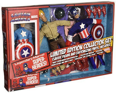 

Diamond Select S Marvel Retro Captain America Set8"(Multicolor)