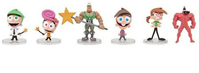 

Nicktoons Fairly Odd Parents Deluxe Collector(6Pack)2"(Multicolor)