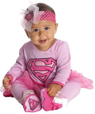 

Rubies DC Comics Supergirl Onesie And Headpiece, Pink, 6-12 Months(Pink)