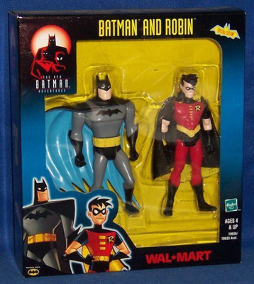 

Batman and Robin Exclusive Walmart Action Figure Two Pack(Multicolor)