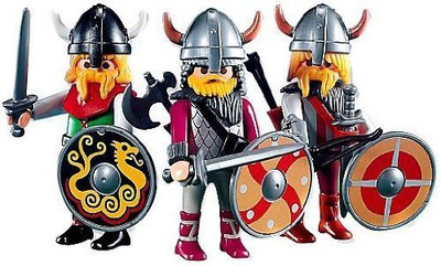 

Playmobil 7677 3 Brave Vikings(Multicolor)