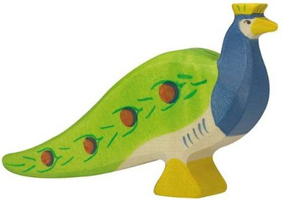 Holztiger Wooden Peacock(Multicolor)