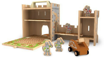 

Diggin Box Portable Wooden Castle Set(Multicolor)
