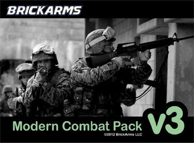 

BrickArms 25 Scale Modern Combat Weapons Pack V3(Black)