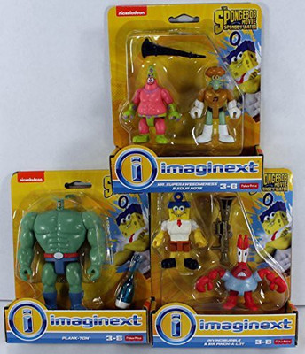

Fisher-Price Imaginext Nickelodeon Spongebob Squarepants Movie Set(Multicolor)