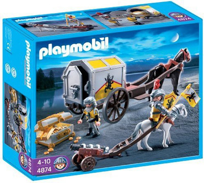 

PLAYMOBIL Toy Accessory(Locked Treasure transport Multicolor)
