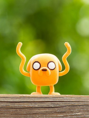 

Funko Pop Wars Exclusive Flocked Jake Adventure Time Vinyl(Orange)