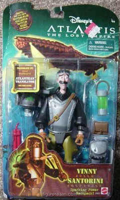 

Mattel Vinny Santorini From Atlantis Lost Empire(Multicolor)