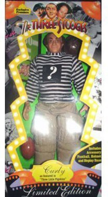 

The Three Stooges Curly "Three Little Pigskins" 3 Stooges Doll(Multicolor)