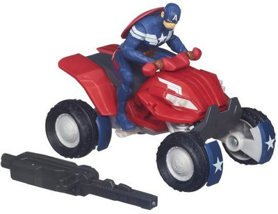 

Captain America Blast N Go Combat ATV Vehicle(Multicolor)