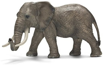 

Schleich African Male Elephant Toy Figure(Multicolor)