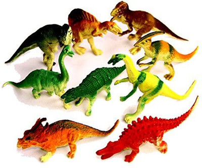 

Dazzling Toys Large Assorted Dinosaurs 4"5" Larger Size Dinosaur Pack(Multicolor)