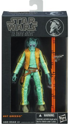 

Hasbro Star Wars The Black Series 07 Greedo 6 Inch(Multicolor)