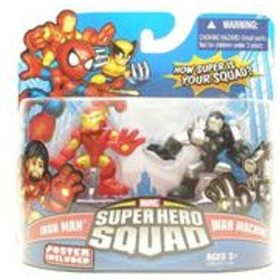 

Marvel Superhero Squad Series 16 Iron Man & War Machine 2Pack(Multicolor)