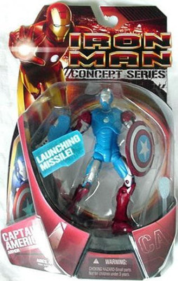 

Hasbro Iron Man Movie Capt America Armor Iron Man(Multicolor)