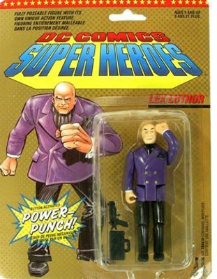 

DC Comics Super Heroes Lex Luthor With Button Activated Powerpunch(Multicolor)