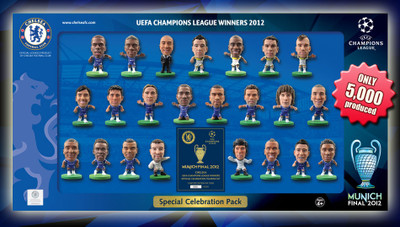 

SoccerStarz Chelsea - Champions League Celebration Pack - 2012 - Ltd Edition(Multicolor)
