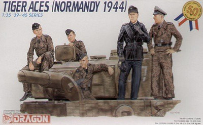 

Dragon Models USA 1/35 6028 Tiger Aces Normandy 1944 Set(Multicolor)
