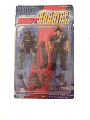 

Excite Policeman & Firefighter Best Buddies With Accessories(Multicolor)