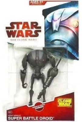 

Star Wars Clone Wars 2009 Wave 9 Heavy Assault Super Battle Droid Action Figure(Multicolor)