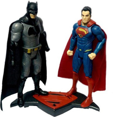 

Hum Enterprise Batman Vs Superman : Action Figure Cartoon Twin Pack Figure(Multicolor)