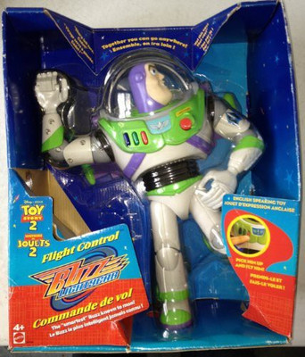 

Toy Story Disney Pixar 2 Flight Control Talking Buzz Lightyear 12"(Multicolor)