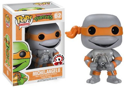 

Teenage Mutant Ninja Turtles Slcc 2013 Exclusive Tmnt Michelangelo Grayscale Chrome Pop(Multicolor)