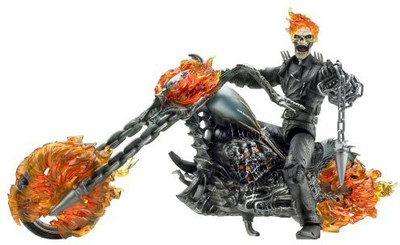 

Hasbro Ghost Rider Ultimate 12" Ghostrider & Cycle(Multicolor)