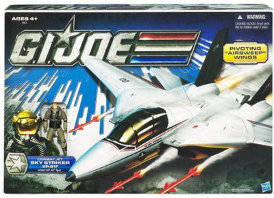 

G.I. Joe Sky Striker Jet With Capt Ace(Multicolor)