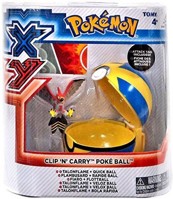 

Pokemon X & Y Clip N Carry Pokeball Talonflame & Quick Ball Set(Multicolor)