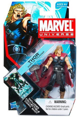 

Hasbro Marvel Universe 3 3/4 Inch Series 17 Thunder Age Thor(Multicolor)