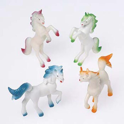 

US Toys Unicorns Animals (12 per package)(Multicolor)