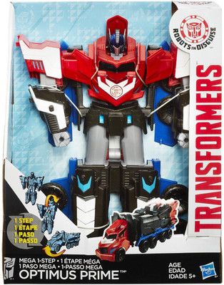 

Funskool Transformers Robots in Disguise Mega 1-Step Optimus Prime (Multicolor)