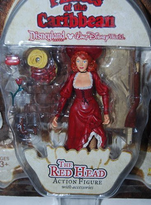 

Disney Pirates Of The Caribbean The Red Head(Multicolor)