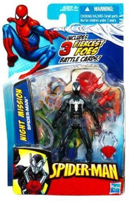 

Spiderman 2010 Series One 3 3/4 Inch Action Figure Night Mission Black(Multicolor)