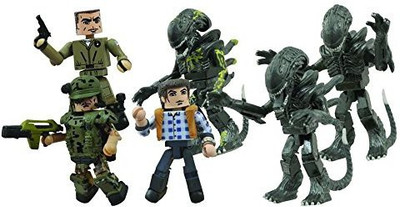

Diamond Select Minimates Aliens Vs Marines Attacking Alien Warrior 2" Mini(Multicolor)