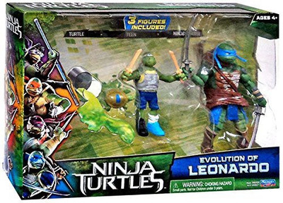 

Ninja Turtles Teenage Mutant Tmnt 2014 Movie 2Pack Evolution Of Leonardo(Multicolor)