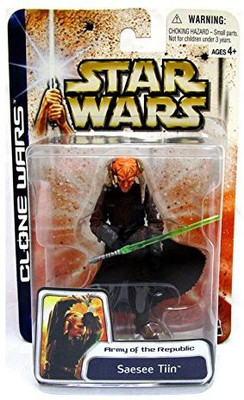 

Star Wars Clone Wars 2003 Saesee Tiin Army Of The Republic 51(Multicolor)