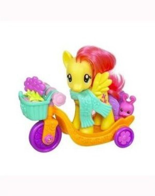 

Hasbro Fashion Ponies Ride Along With Fluttershy(Multicolor)