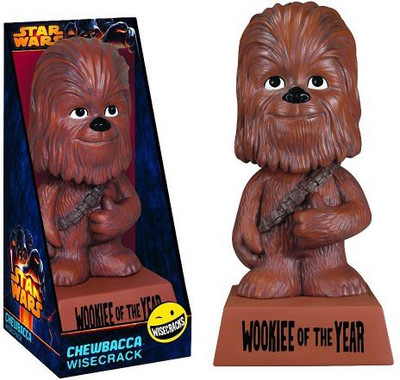 

Star Wars Chewbacca Wookiee Of The Year Funko Wisecracks Bobblehead(Brown)