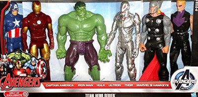 

Hasbro Marvel Avengers Titan Hero Series 6 Pack Captain(Multicolor)